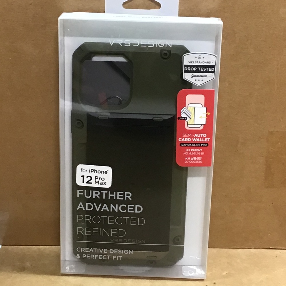 VRS Design Damda Glide Pro Green Case for iPhone 12 Pro Max